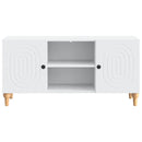 TV-skab Hvid 102 x 34,5 x 50 cm Konstrueret træ