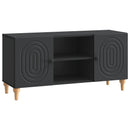 TV-skab Sort 102 x 34,5 x 50 cm Konstrueret træ
