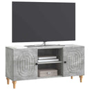 TV-skab Betongrå 102 x 34,5 x 50 cm Konstrueret træ