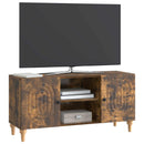 TV-skab Røget eg 102 x 34,5 x 50 cm Konstrueret træ