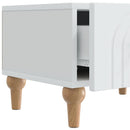 TV-skab med skuffe Hvid 147 x 34,5 x 30 cm Konstrueret træ