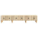 TV-skab med skuffe Sonoma-eg 147 x 34,5 x 30 cm Konstrueret træ