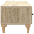 TV-skab med skuffe Sonoma-eg 147 x 34,5 x 30 cm Konstrueret træ