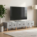 TV-skab Grå sonoma-eg 147 x 34,5 x 30 cm Konstrueret træ