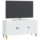 TV-skab Hvid 99 x 34,5 x 50 cm Konstrueret træ