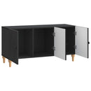 TV-skab Sort 99 x 34,5 x 50 cm Konstrueret træ