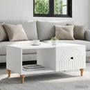 Sofabord Hvid 90 x 50 x 40 cm Konstrueret træ