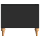 Sofabord Sort 90 x 50 x 40 cm Konstrueret træ