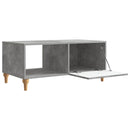 Sofabord Betongrå 90 x 50 x 40 cm Konstrueret træ