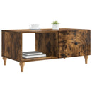 Sofabord Røget eg 90 x 50 x 40 cm Konstrueret træ