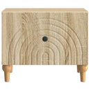 Sofabord med skuffe Sonoma-eg 49 x 50 x 40 cm Konstrueret træ