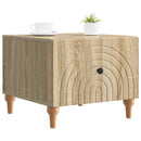 Sofabord med skuffe Sonoma-eg 49 x 50 x 40 cm Konstrueret træ
