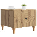 Sofabord med skuffe Artisan-eg 49 x 50 x 40 cm Konstrueret træ