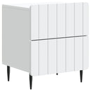 Natskab med skuffe Hvid 43 x 34,5 x 49,5 cm Konstrueret træ
