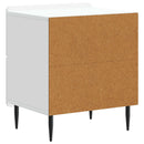 Natskab 2 pcs Hvid 43 x 34,5 x 49,5 cm Konstrueret træ