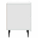 Natskab 2 pcs Hvid 43 x 34,5 x 49,5 cm Konstrueret træ