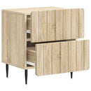 Natskab 2 pcs Sonoma-eg 43 x 34,5 x 49,5 cm Konstrueret træ