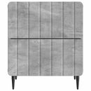 Natskab 2 pcs Betongrå 43 x 34,5 x 49,5 cm Konstrueret træ