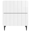 Natskab 2 pcs Hvid højglans 43 x 34,5 x 49,5 cm Konstrueret træ
