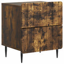 Natskab 2 pcs Røget eg 43 x 34,5 x 49,5 cm Konstrueret træ