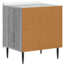 Natskab 2 pcs Grå sonoma-eg 43 x 34,5 x 49,5 cm Konstrueret træ