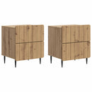 Natskab 2 pcs Artisan-eg 43 x 34,5 x 49,5 cm Konstrueret træ