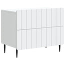Natskab med skuffe Hvid 62 x 34,5 x 49,5 cm Konstrueret træ