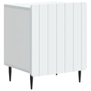Natskab 2 pcs Hvid 43 x 34,5 x 52 cm Konstrueret træ