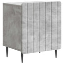 Natskab 2 pcs Betongrå 43 x 34,5 x 52 cm Konstrueret træ