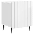 Natskab 2 pcs Hvid højglans 43 x 34,5 x 52 cm Konstrueret træ