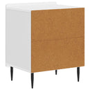 Natskab 2 pcs Hvid højglans 43 x 34,5 x 52 cm Konstrueret træ
