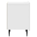 Natskab 2 pcs Hvid højglans 43 x 34,5 x 52 cm Konstrueret træ