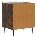Natskab 2 pcs Røget eg 43 x 34,5 x 52 cm Konstrueret træ