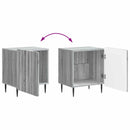 Natskab 2 pcs Grå sonoma-eg 43 x 34,5 x 52 cm Konstrueret træ