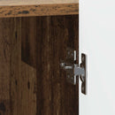 Natskab 2 pcs Gammelt træ 43 x 34,5 x 52 cm Konstrueret træ