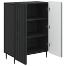Sideboard Sort 66 x 34,5 x 92 cm Konstrueret træ