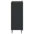 Sideboard Sort 66 x 34,5 x 92 cm Konstrueret træ