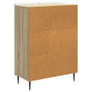 Sideboard Sonoma-eg 66 x 34,5 x 92 cm Konstrueret træ