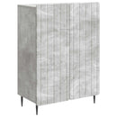 Sideboard Betongrå 66 x 34,5 x 92 cm Konstrueret træ