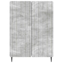 Sideboard Betongrå 66 x 34,5 x 92 cm Konstrueret træ