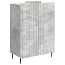 Sideboard Betongrå 66 x 34,5 x 92 cm Konstrueret træ