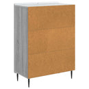 Sideboard Grå sonoma-eg 66 x 34,5 x 92 cm Konstrueret træ
