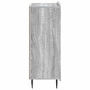 Sideboard Grå sonoma-eg 66 x 34,5 x 92 cm Konstrueret træ