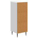 Sideboard Hvid 34,5 x 33 x 92 cm Konstrueret træ