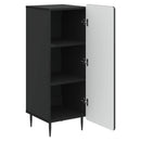 Sideboard Sort 34,5 x 33 x 92 cm Konstrueret træ