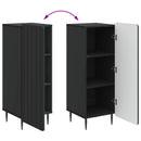 Sideboard Sort 34,5 x 33 x 92 cm Konstrueret træ