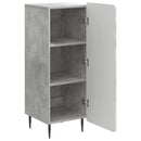 Sideboard Betongrå 34,5 x 33 x 92 cm Konstrueret træ