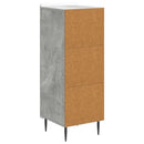 Sideboard Betongrå 34,5 x 33 x 92 cm Konstrueret træ