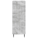 Sideboard Betongrå 34,5 x 33 x 92 cm Konstrueret træ