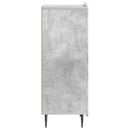 Sideboard Betongrå 34,5 x 33 x 92 cm Konstrueret træ